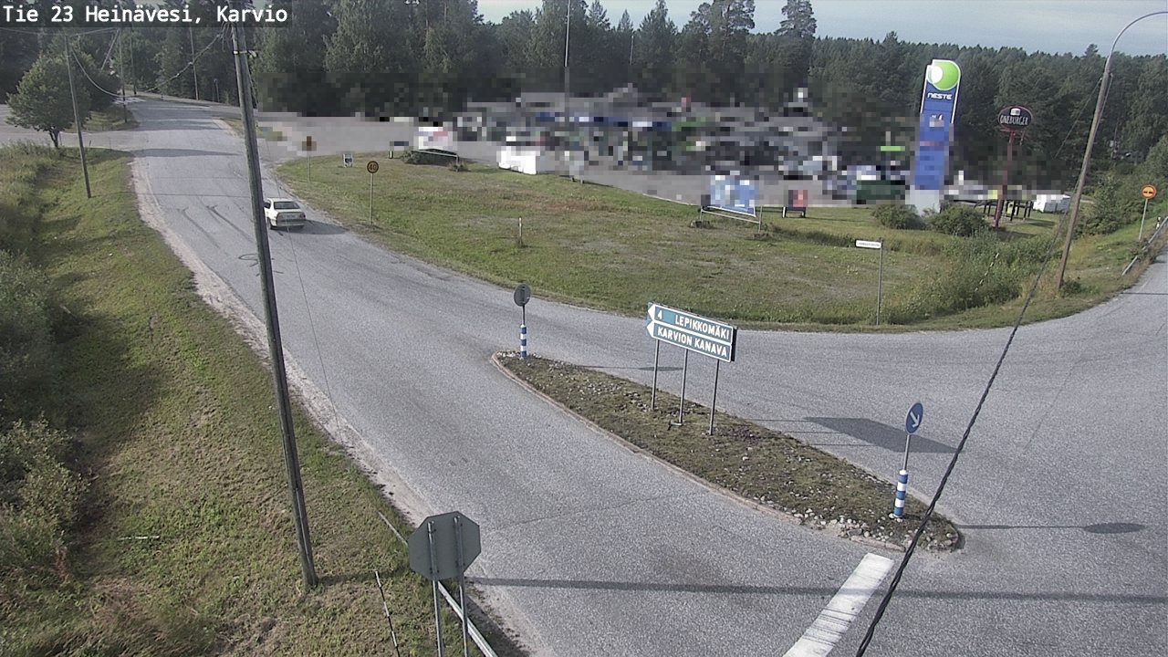 Weather Camera Image Road 23 Heinävesi, Karvio, Heinävesi, Pohjois-Karjala