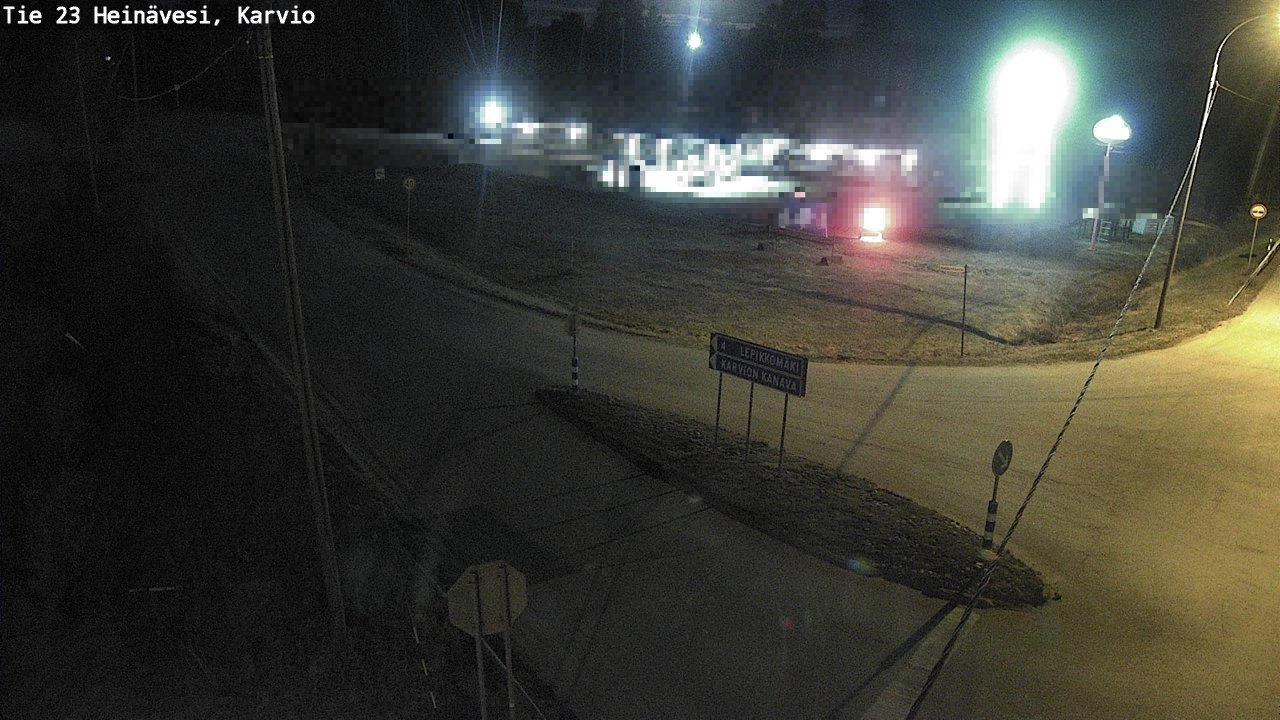 Weather Camera Image Road 23 Heinävesi, Karvio, Heinävesi, Pohjois-Karjala