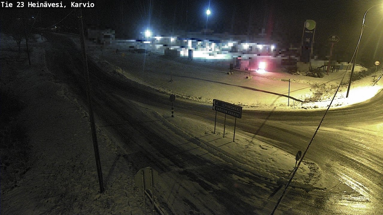 Weather Camera Image Väg 23 Heinävesi, Karvio, Heinävesi, Pohjois-Karjala