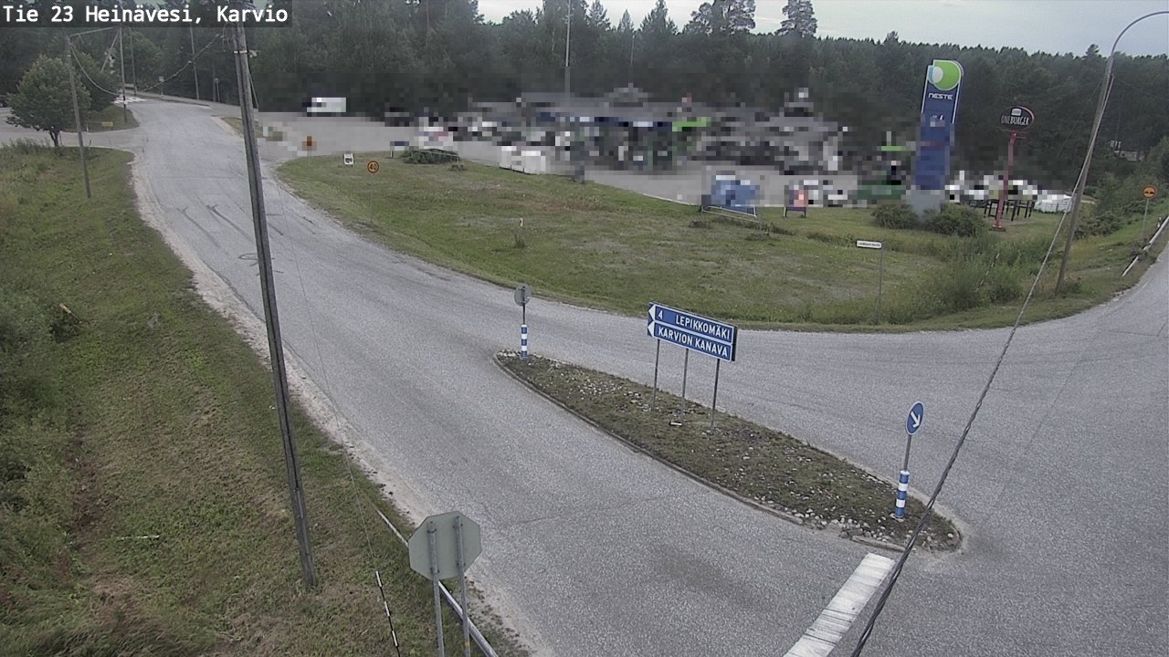 Weather Camera Image Road 23 Heinävesi, Karvio, Heinävesi, Pohjois-Karjala