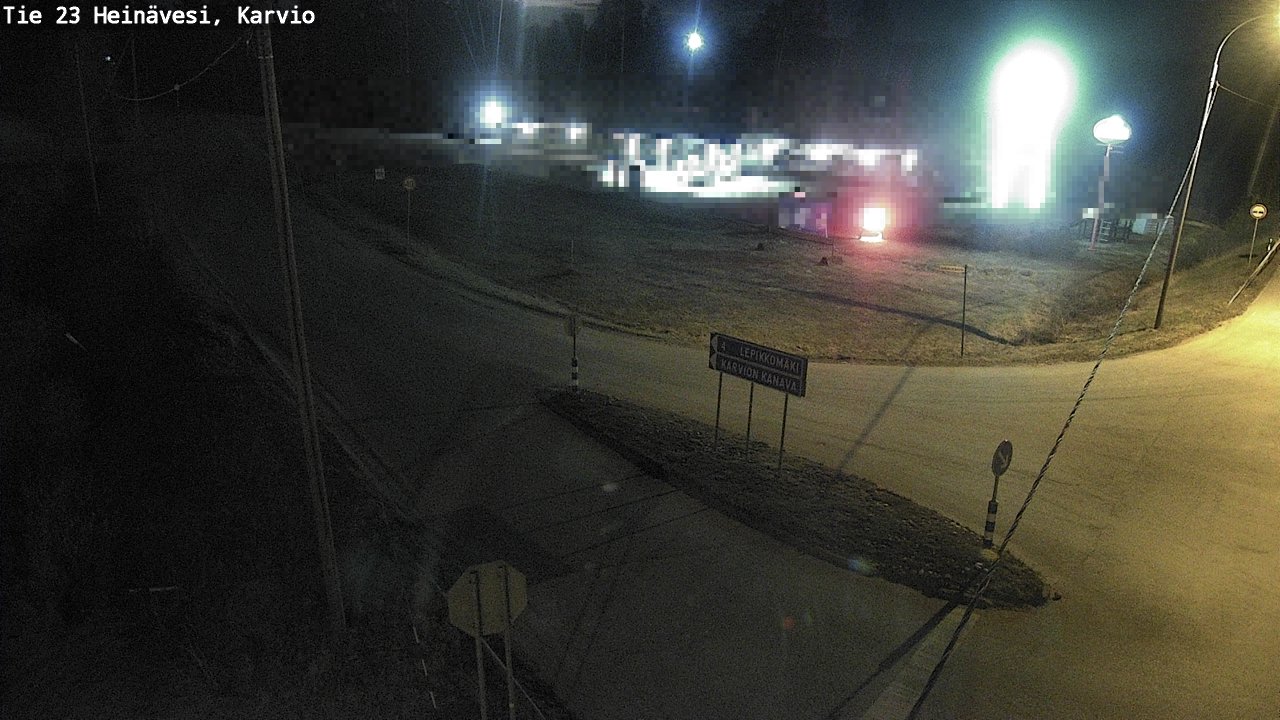 Weather Camera Image Road 23 Heinävesi, Karvio, Heinävesi, Pohjois-Karjala