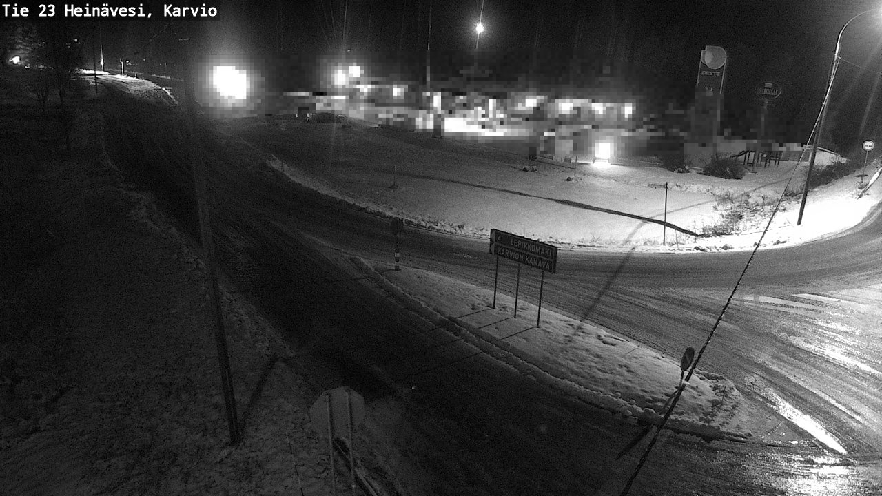 Weather Camera Image Väg 23 Heinävesi, Karvio, Heinävesi, Pohjois-Karjala