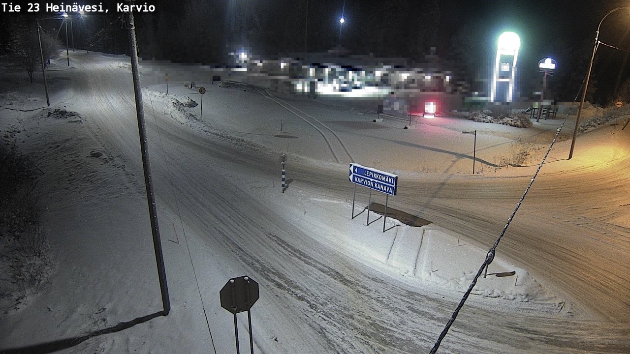 Weather Camera Image Road 23 Heinävesi, Karvio, Heinävesi, Pohjois-Karjala