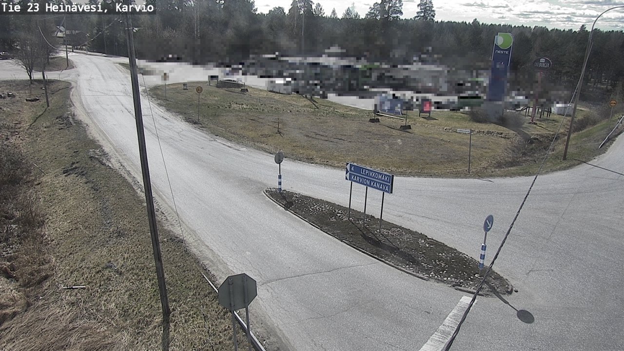 Weather Camera Image Road 23 Heinävesi, Karvio, Heinävesi, Pohjois-Karjala