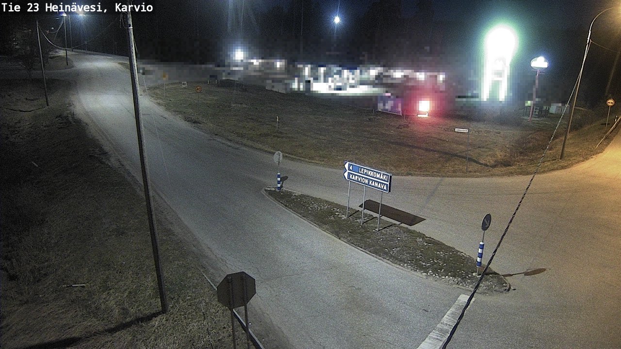 Weather Camera Image Road 23 Heinävesi, Karvio, Heinävesi, Pohjois-Karjala