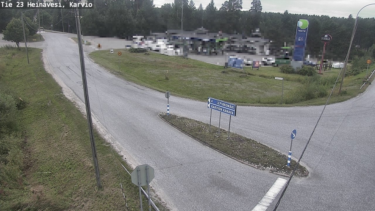 Weather Camera Image Road 23 Heinävesi, Karvio, Heinävesi, Pohjois-Karjala
