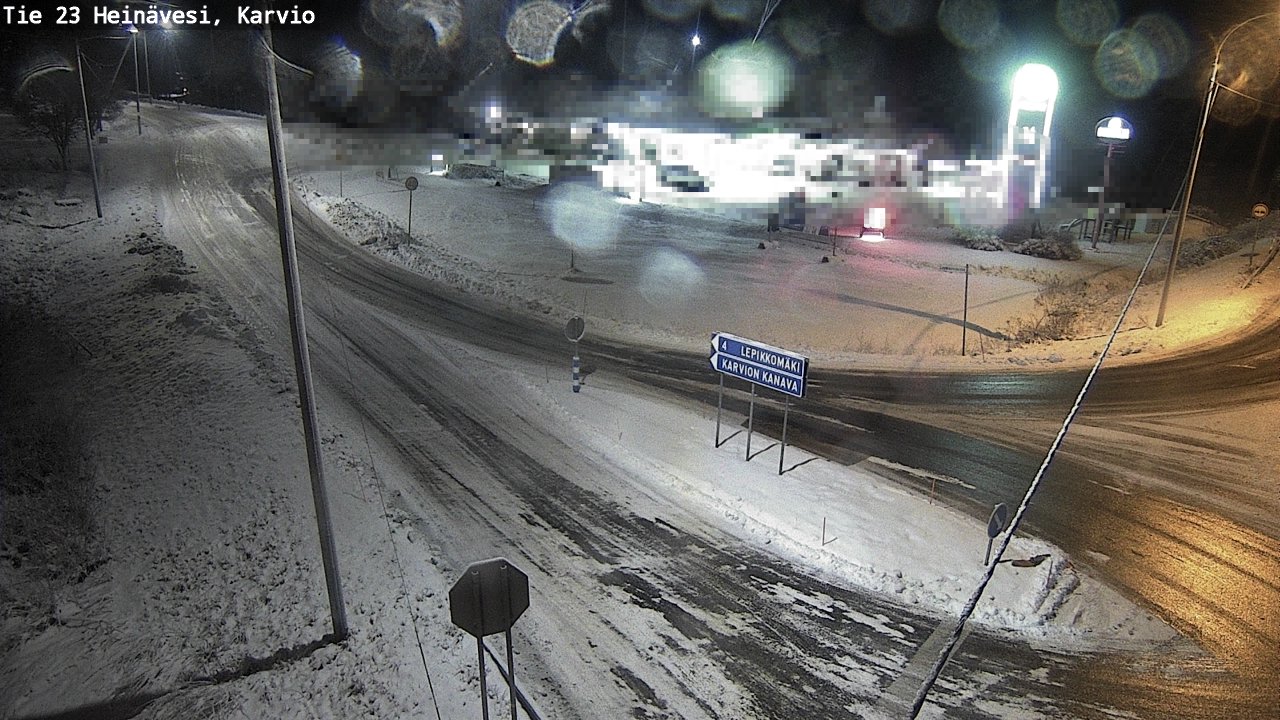 Weather Camera Image Väg 23 Heinävesi, Karvio, Heinävesi, Pohjois-Karjala