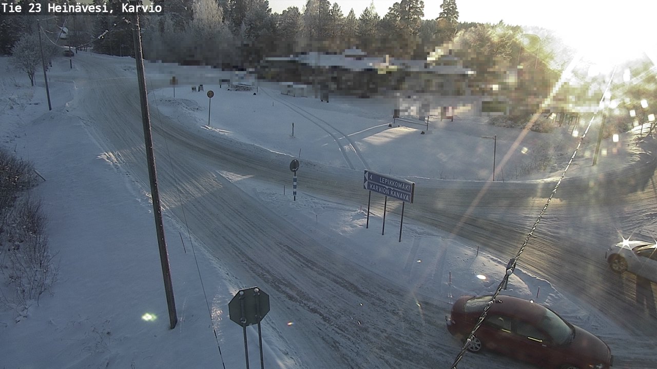 Weather Camera Image Road 23 Heinävesi, Karvio, Heinävesi, Pohjois-Karjala