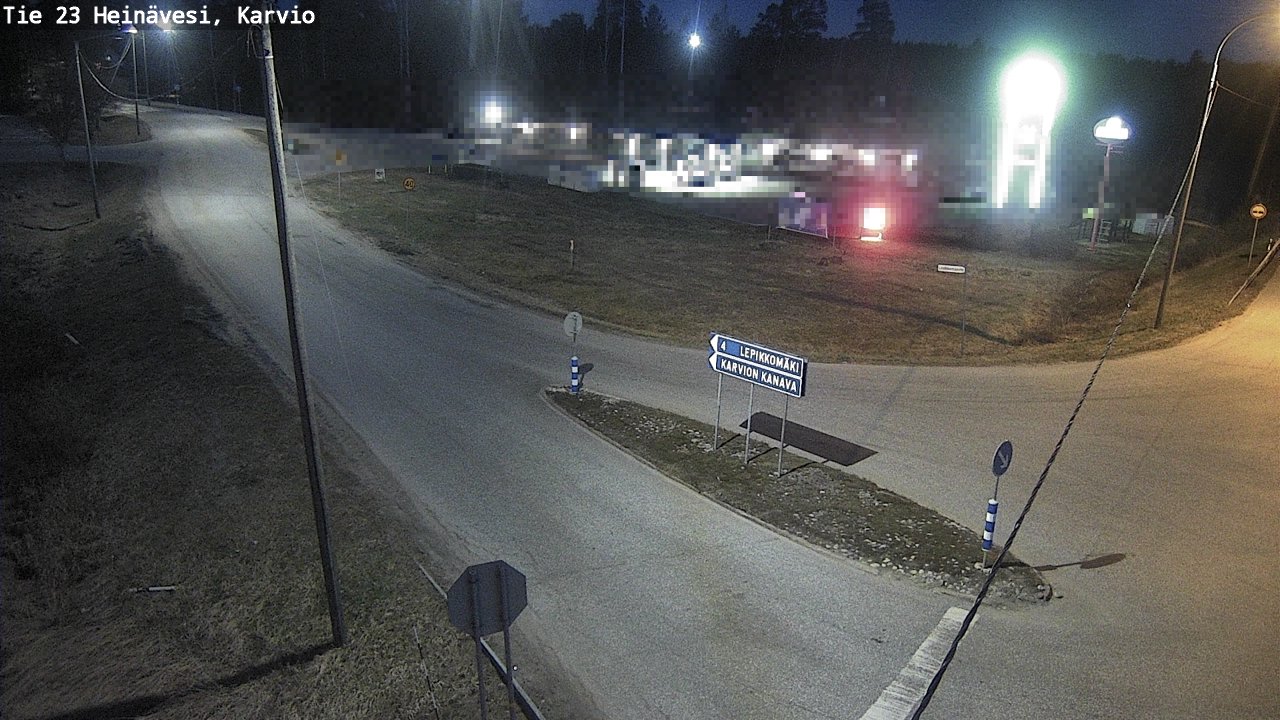 Weather Camera Image Road 23 Heinävesi, Karvio, Heinävesi, Pohjois-Karjala