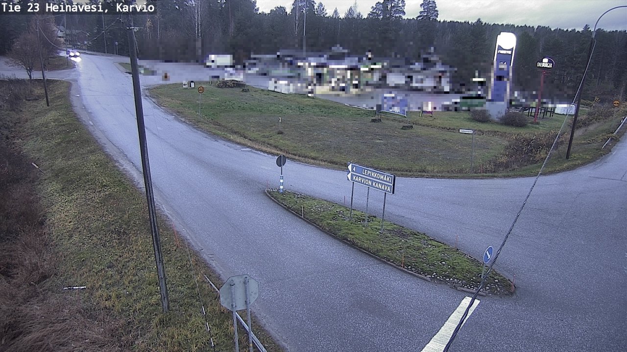 Kelikamerat Kuva Tie 23 Heinävesi, Karvio, Heinävesi, Pohjois-Karjala