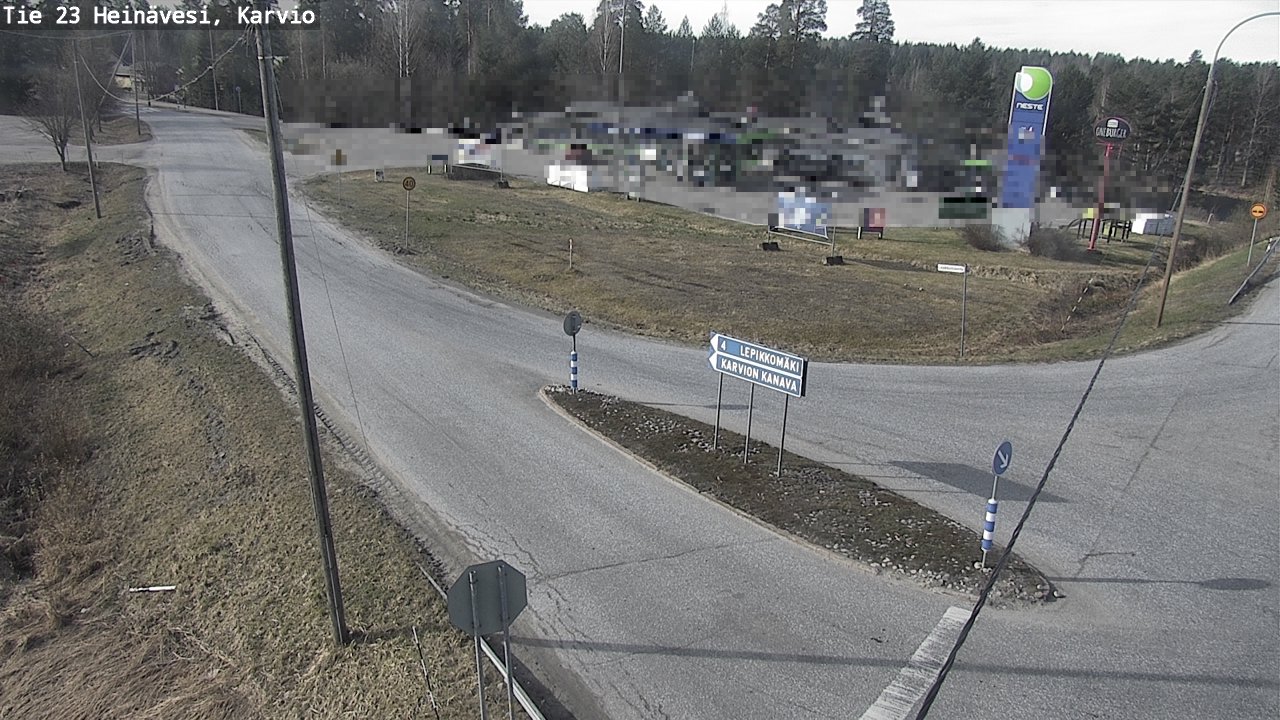Weather Camera Image Road 23 Heinävesi, Karvio, Heinävesi, Pohjois-Karjala