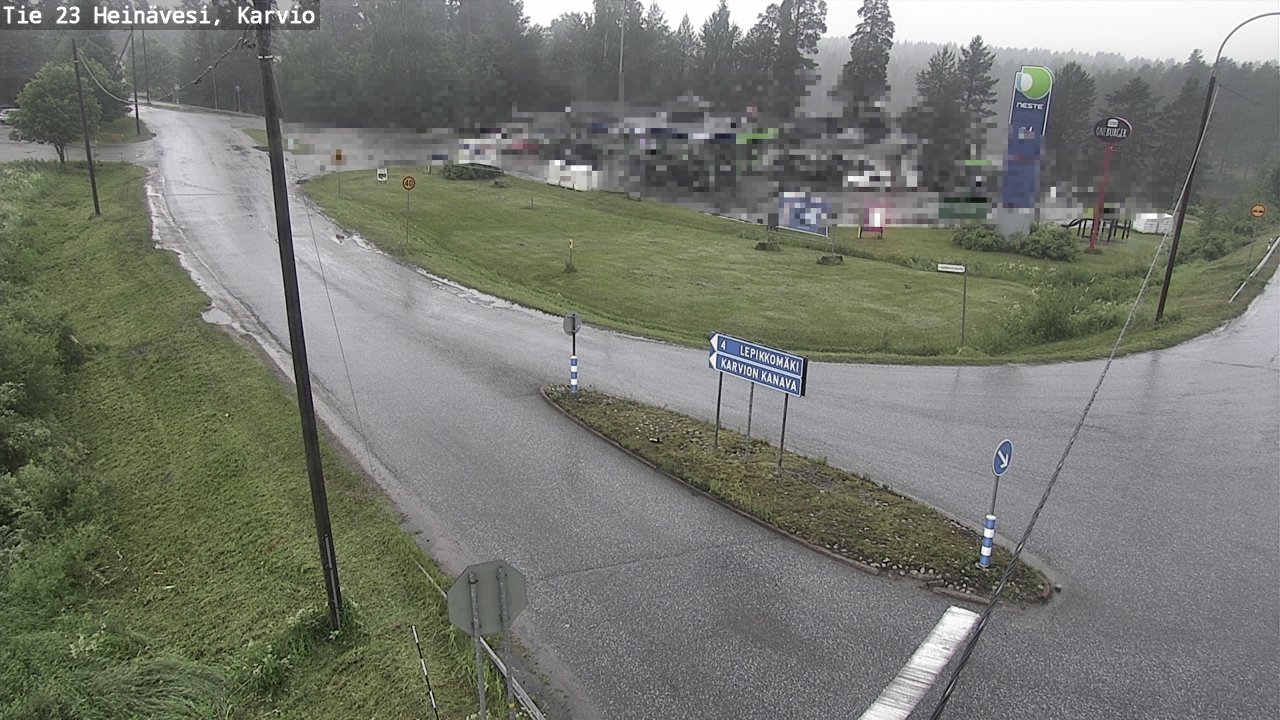 Weather Camera Image Road 23 Heinävesi, Karvio, Heinävesi, Pohjois-Karjala