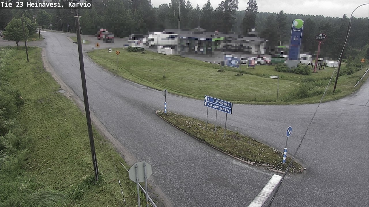 Weather Camera Image Road 23 Heinävesi, Karvio, Heinävesi, Pohjois-Karjala
