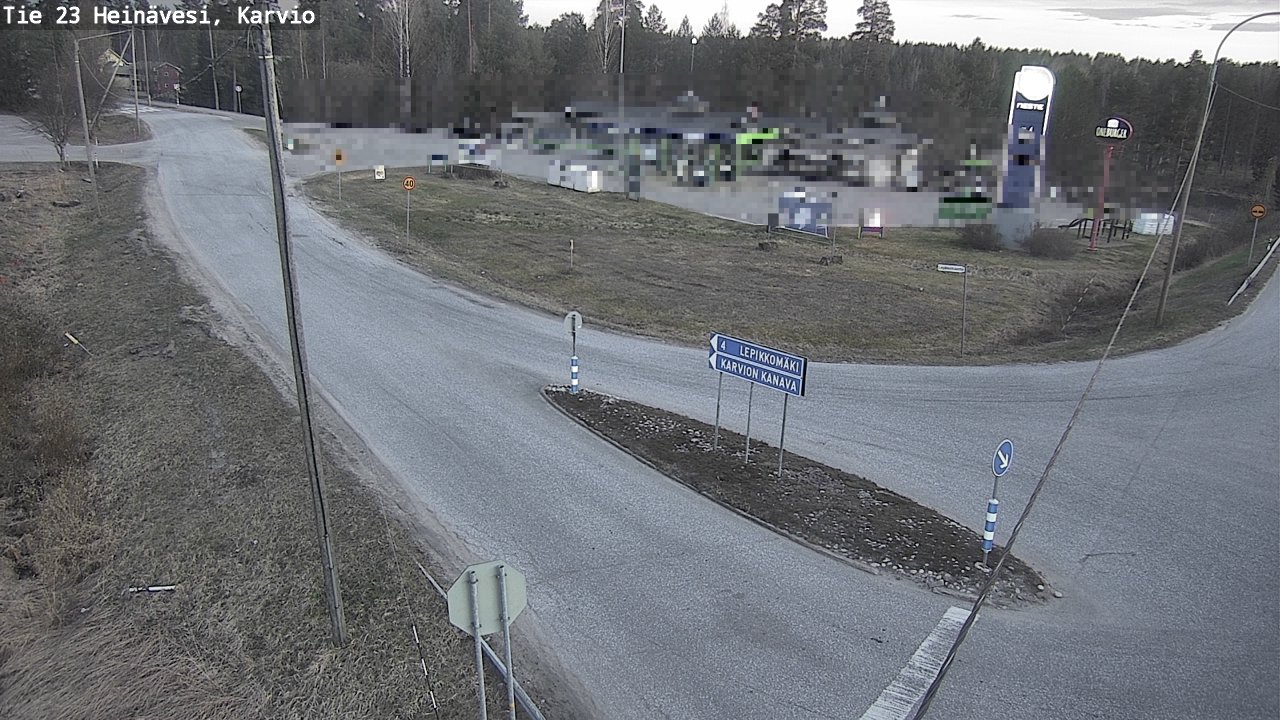 Weather Camera Image Road 23 Heinävesi, Karvio, Heinävesi, Pohjois-Karjala