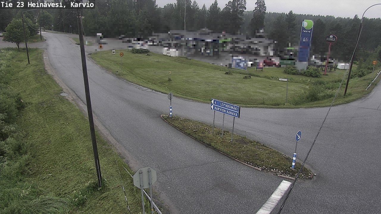 Weather Camera Image Road 23 Heinävesi, Karvio, Heinävesi, Pohjois-Karjala