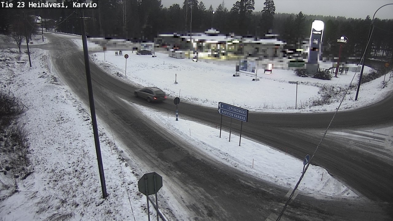 Weather Camera Image Väg 23 Heinävesi, Karvio, Heinävesi, Pohjois-Karjala
