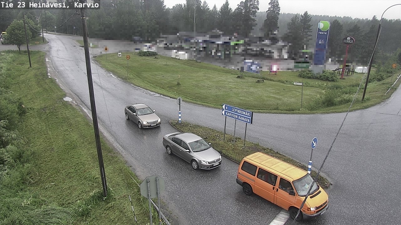 Weather Camera Image Road 23 Heinävesi, Karvio, Heinävesi, Pohjois-Karjala
