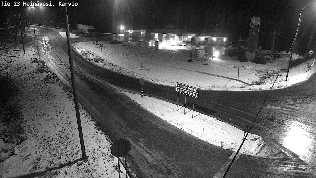 Weather Camera Image Väg 23 Heinävesi, Karvio, Heinävesi, Pohjois-Karjala