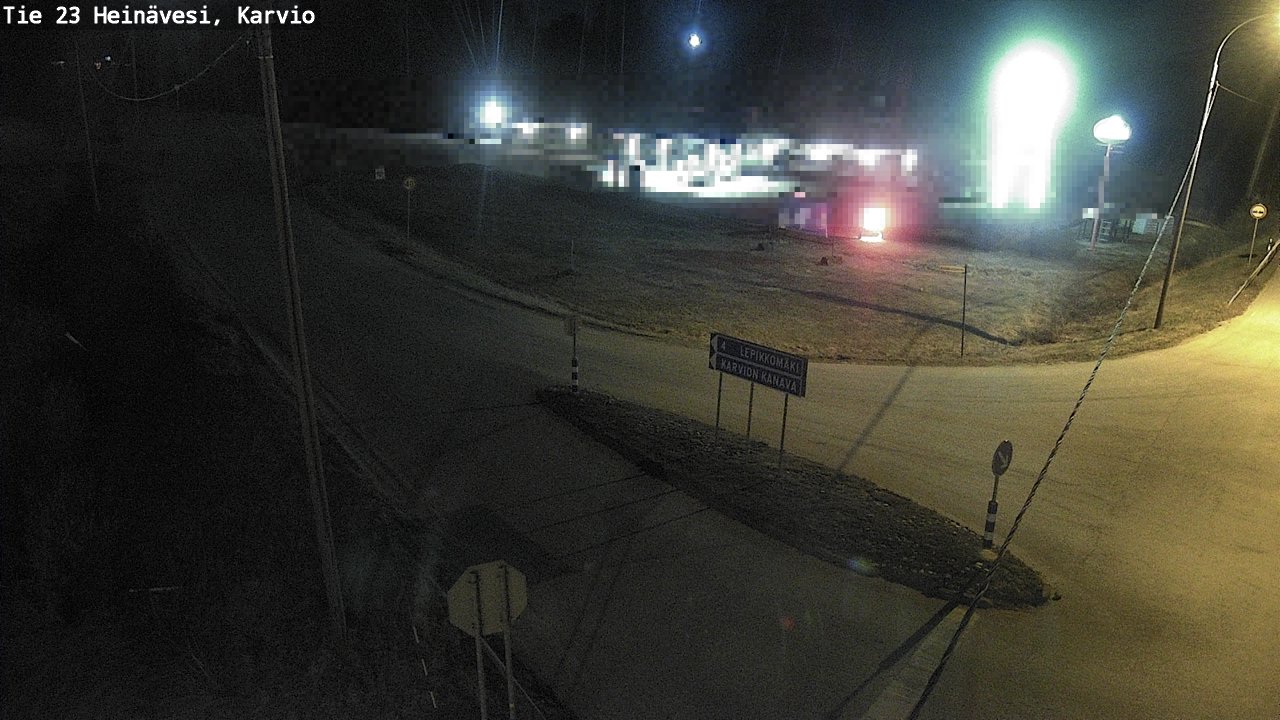 Weather Camera Image Road 23 Heinävesi, Karvio, Heinävesi, Pohjois-Karjala