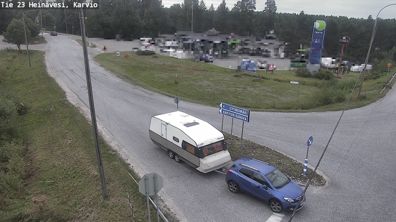Weather Camera Image Road 23 Heinävesi, Karvio, Heinävesi, Pohjois-Karjala
