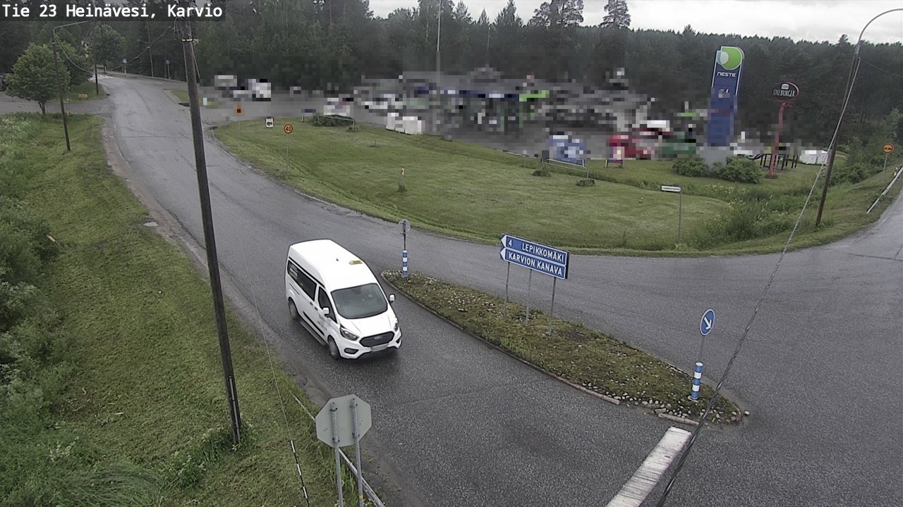 Weather Camera Image Väg 23 Heinävesi, Karvio, Heinävesi, Pohjois-Karjala