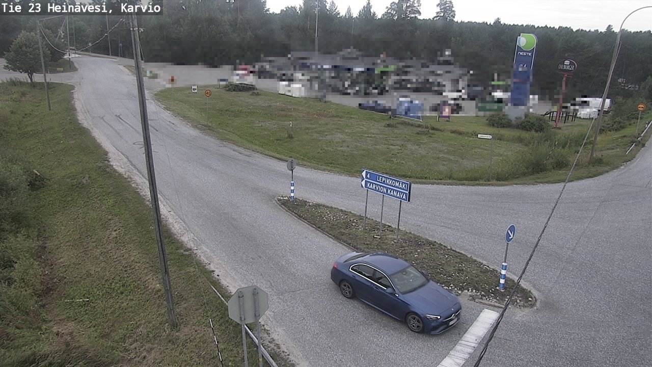 Weather Camera Image Road 23 Heinävesi, Karvio, Heinävesi, Pohjois-Karjala