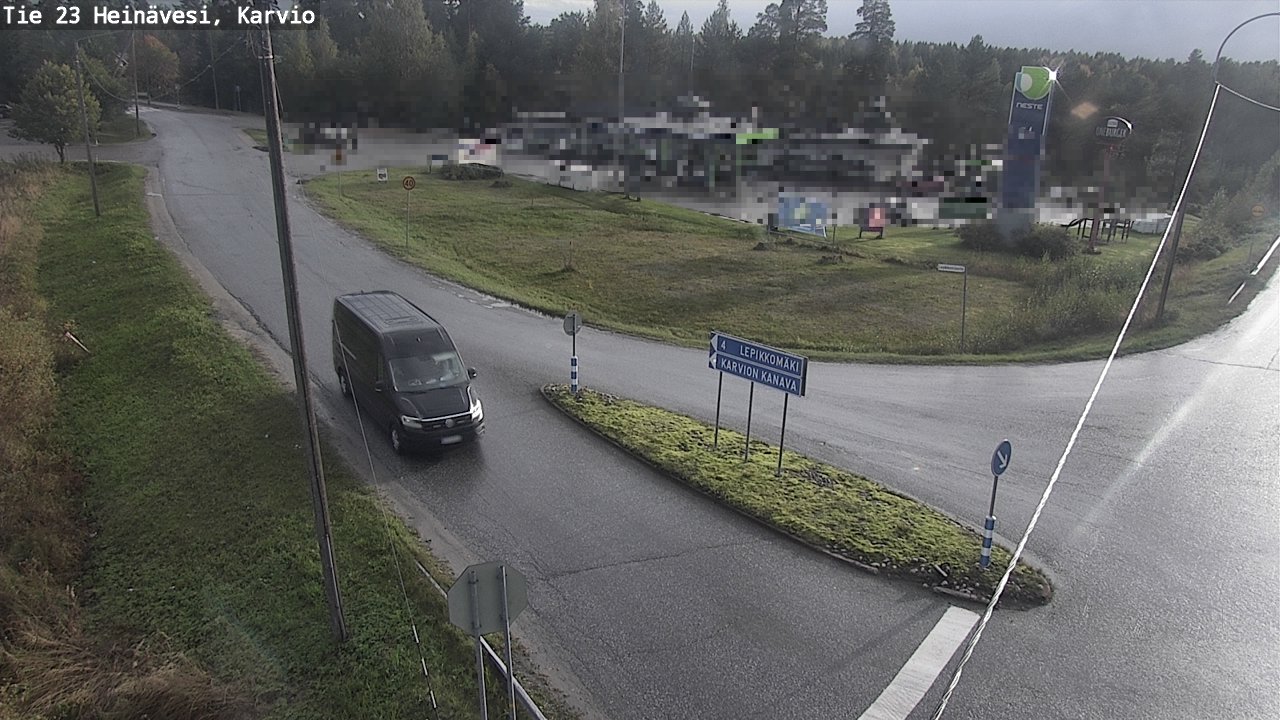 Weather Camera Image Road 23 Heinävesi, Karvio, Heinävesi, Pohjois-Karjala