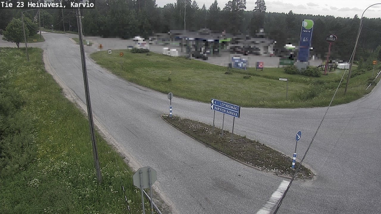 Kelikamerat Kuva Tie 23 Heinävesi, Karvio, Heinävesi, Pohjois-Karjala