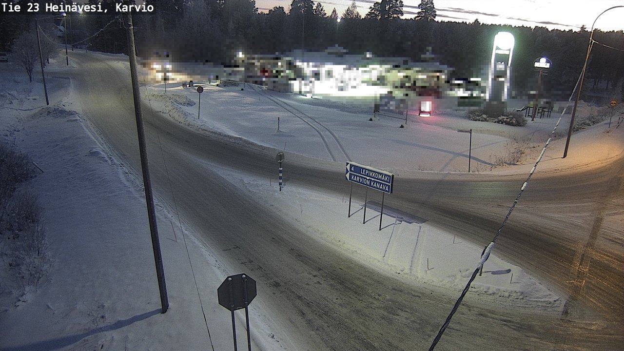 Kelikamerat Kuva Tie 23 Heinävesi, Karvio, Heinävesi, Pohjois-Karjala