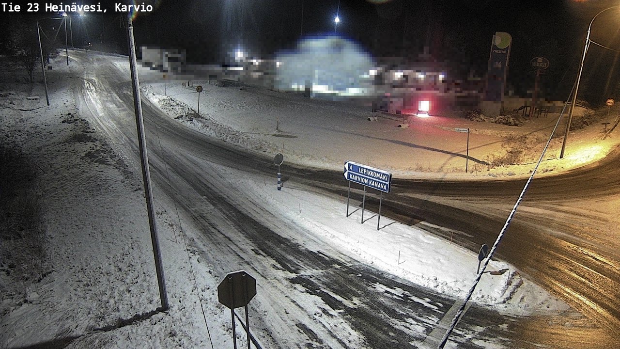Weather Camera Image Väg 23 Heinävesi, Karvio, Heinävesi, Pohjois-Karjala