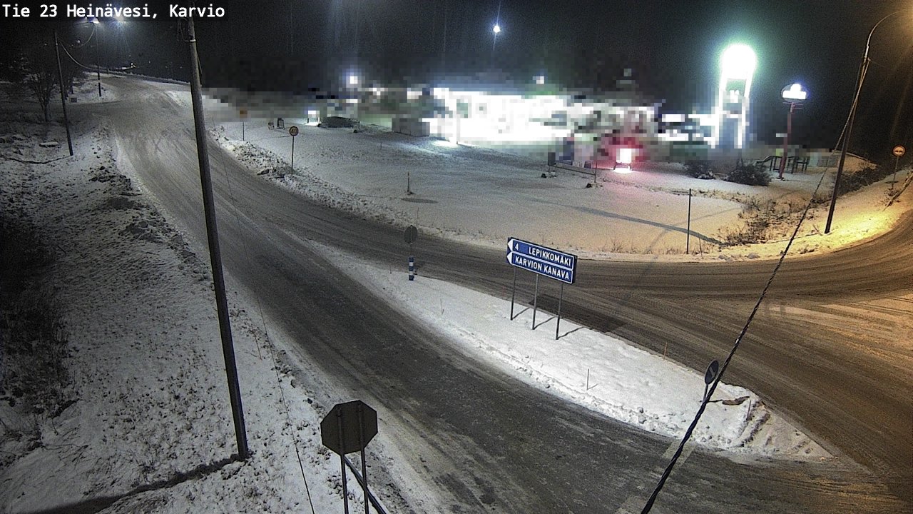 Weather Camera Image Väg 23 Heinävesi, Karvio, Heinävesi, Pohjois-Karjala