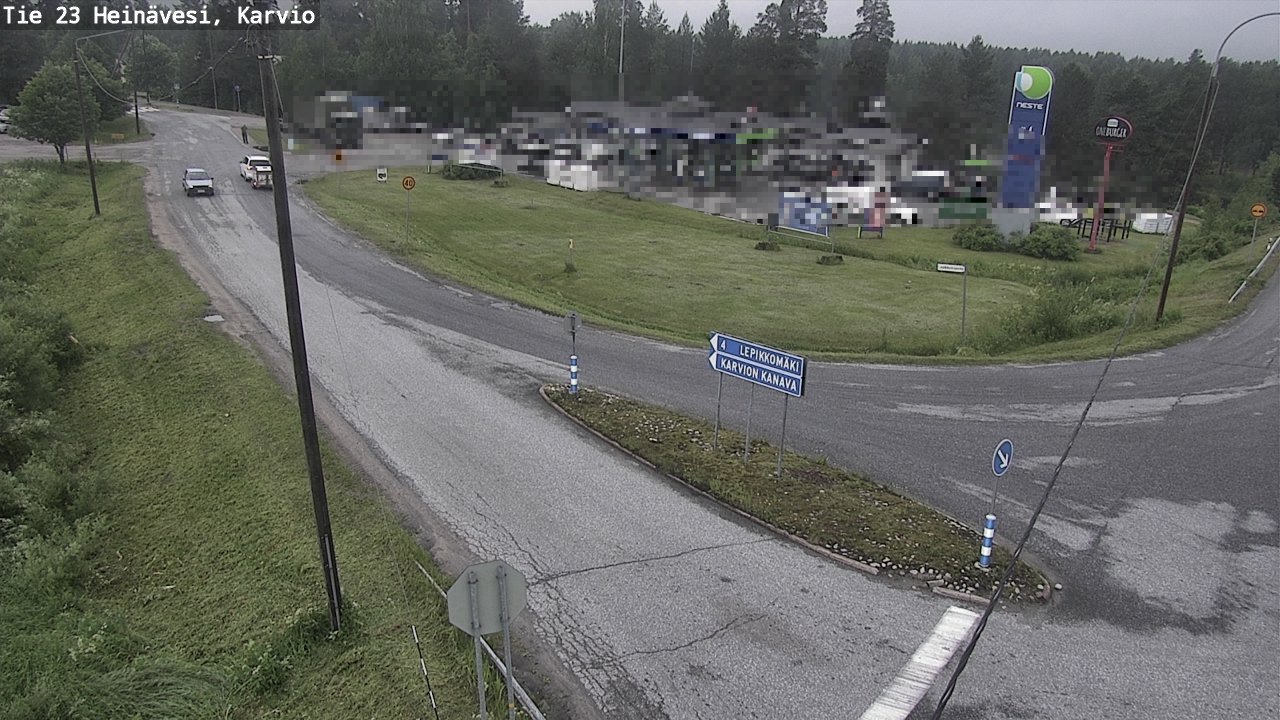 Weather Camera Image Road 23 Heinävesi, Karvio, Heinävesi, Pohjois-Karjala