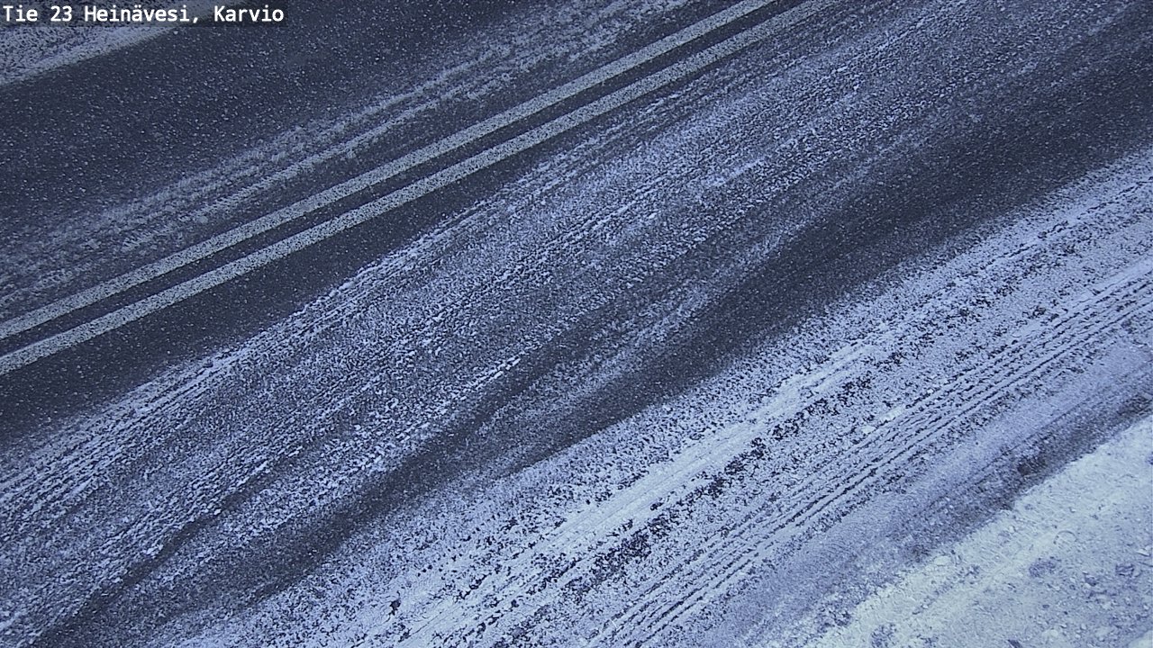 Weather Camera Image Road 23 Heinävesi, Karvio, Heinävesi, Pohjois-Karjala