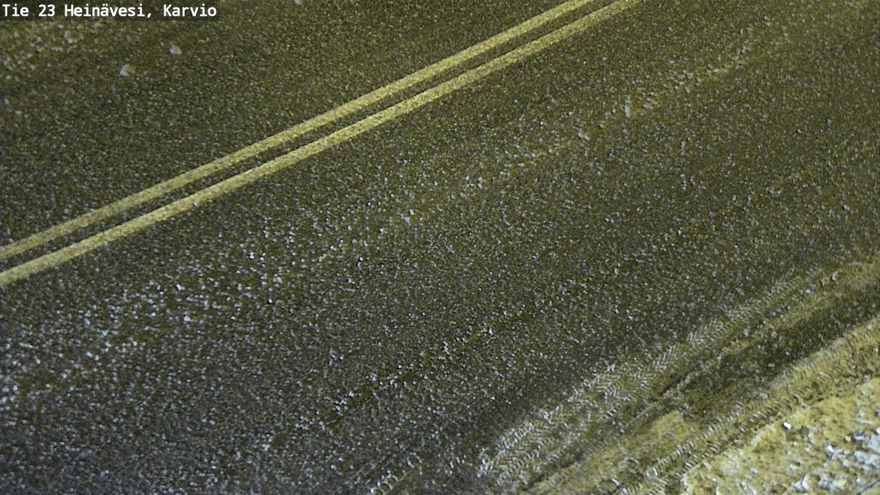 Weather Camera Image Road 23 Heinävesi, Karvio, Heinävesi, Pohjois-Karjala