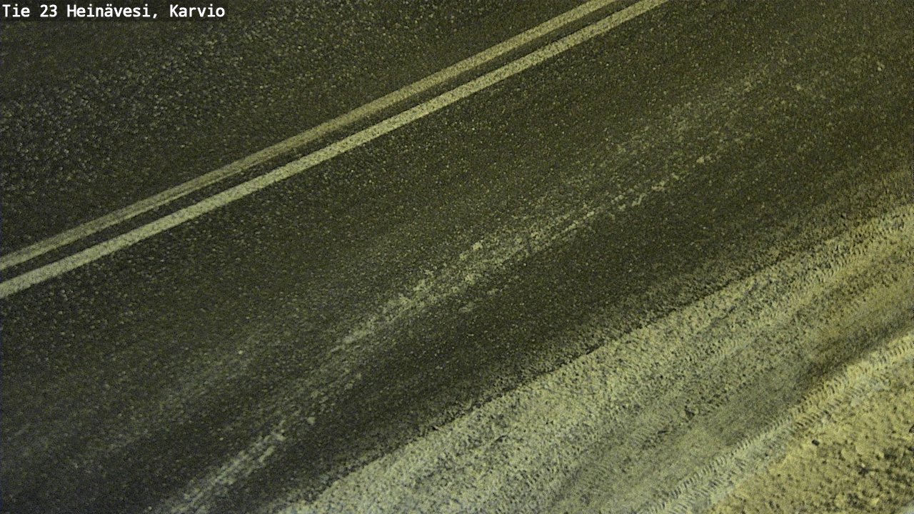 Weather Camera Image Road 23 Heinävesi, Karvio, Heinävesi, Pohjois-Karjala
