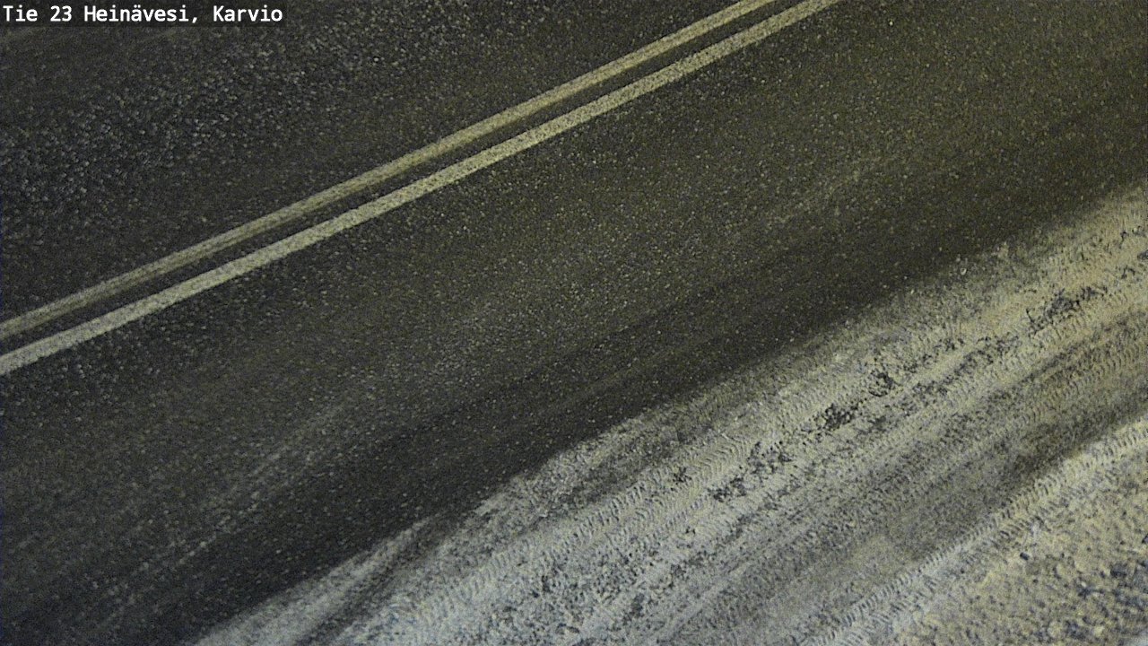 Weather Camera Image Road 23 Heinävesi, Karvio, Heinävesi, Pohjois-Karjala