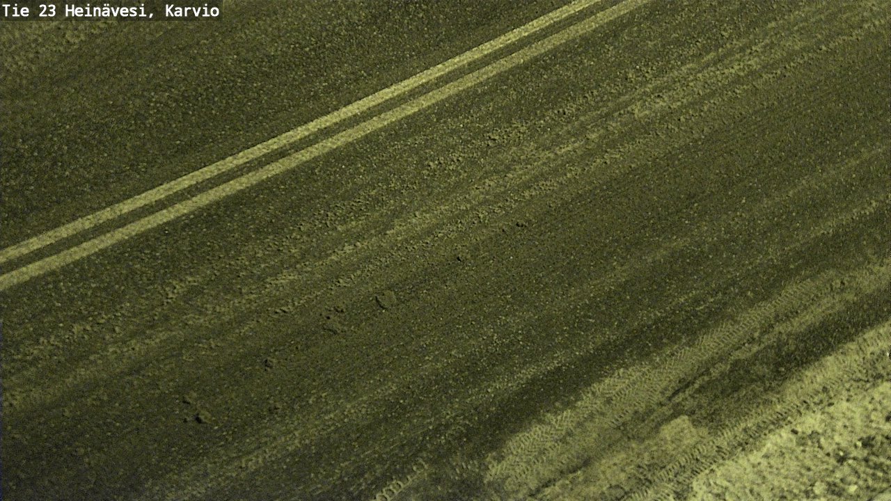 Weather Camera Image Road 23 Heinävesi, Karvio, Heinävesi, Pohjois-Karjala