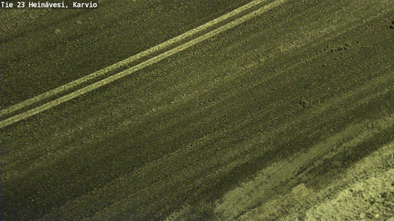 Weather Camera Image Road 23 Heinävesi, Karvio, Heinävesi, Pohjois-Karjala