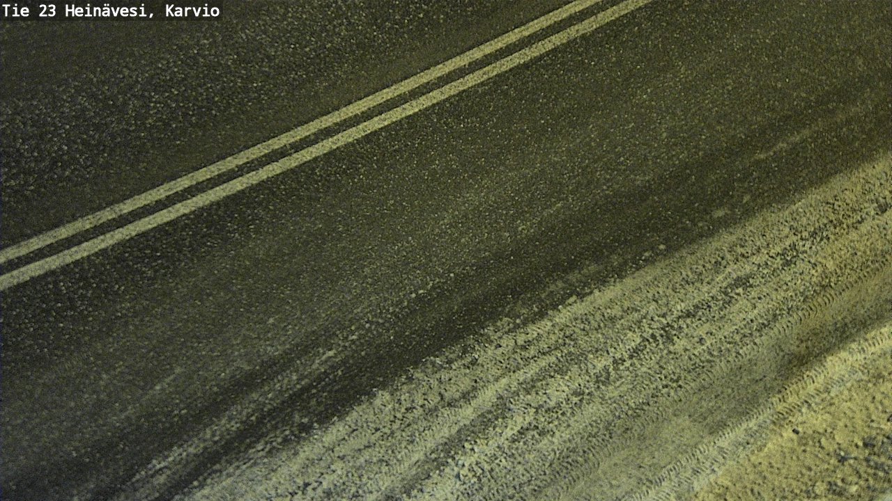 Weather Camera Image Road 23 Heinävesi, Karvio, Heinävesi, Pohjois-Karjala