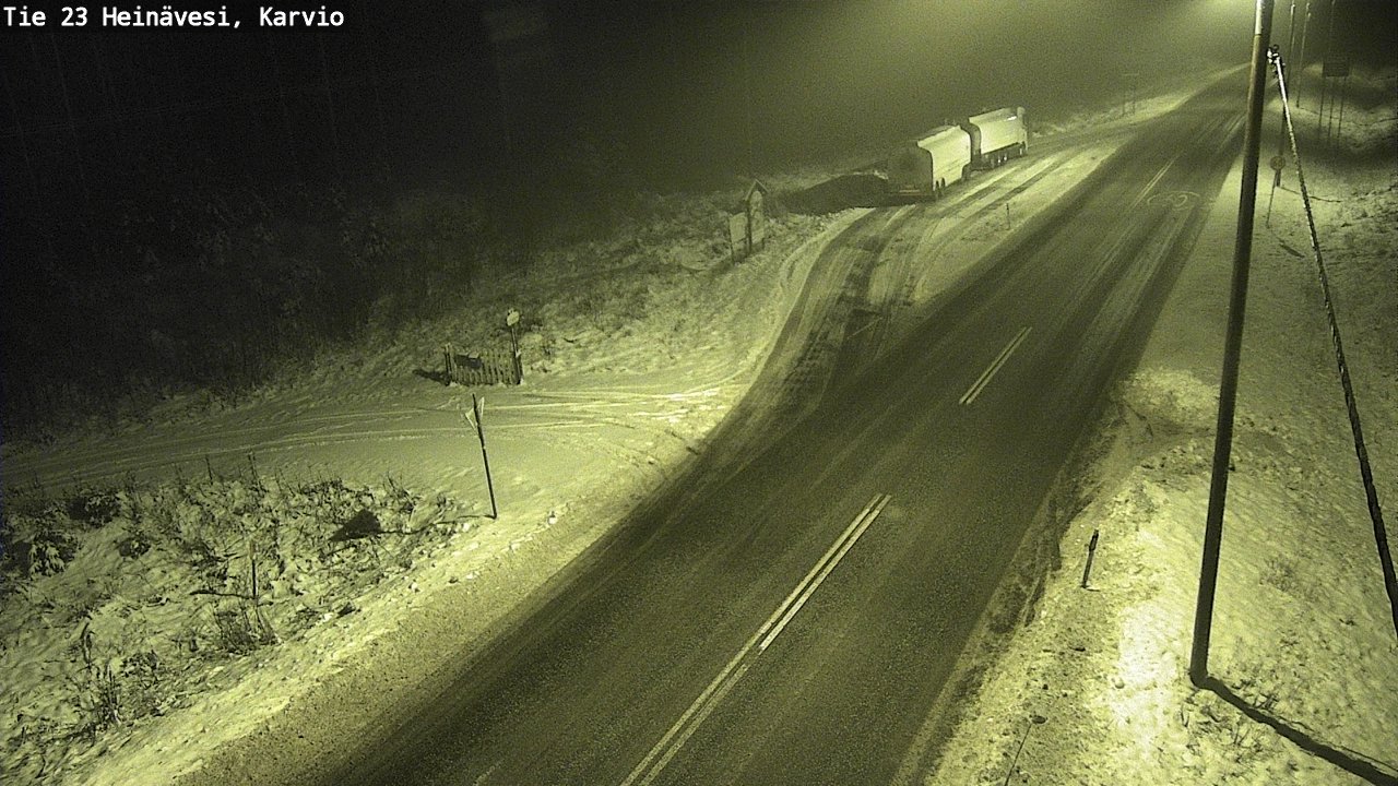 Weather Camera Image Road 23 Heinävesi, Karvio, Heinävesi, Pohjois-Karjala