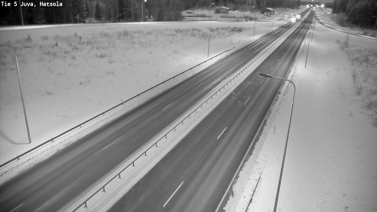 Weather Camera Image Väg 5 Juva, Hatsola, Juva, Etelä-Savo