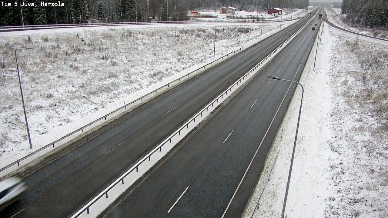 Weather Camera Image Väg 5 Juva, Hatsola, Juva, Etelä-Savo