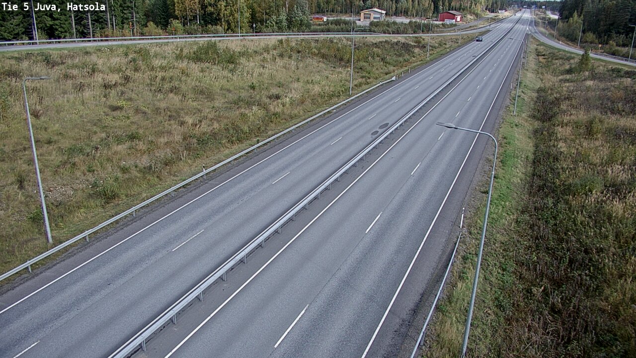 Weather Camera Image Väg 5 Juva, Hatsola, Juva, Etelä-Savo