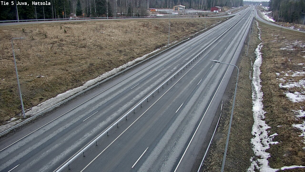 Weather Camera Image Road 5 Juva, Hatsola, Juva, Etelä-Savo