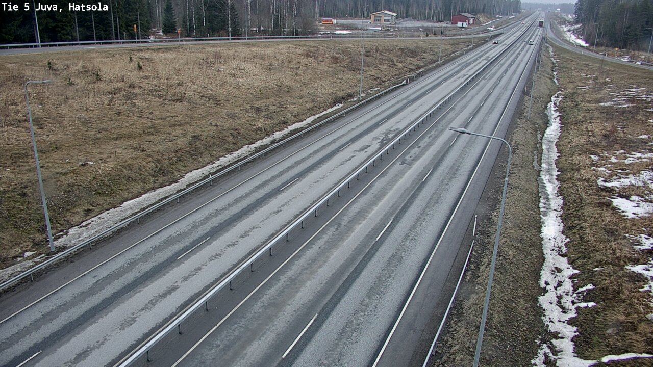 Weather Camera Image Road 5 Juva, Hatsola, Juva, Etelä-Savo