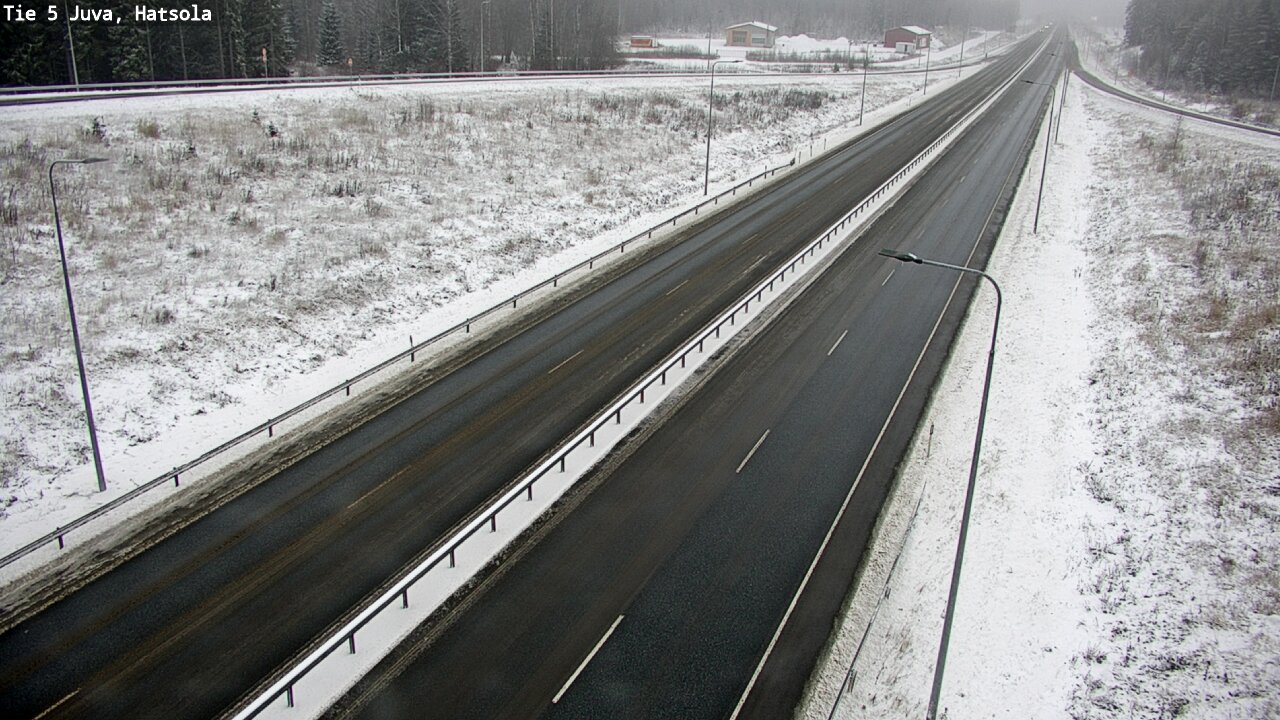 Weather Camera Image Väg 5 Juva, Hatsola, Juva, Etelä-Savo