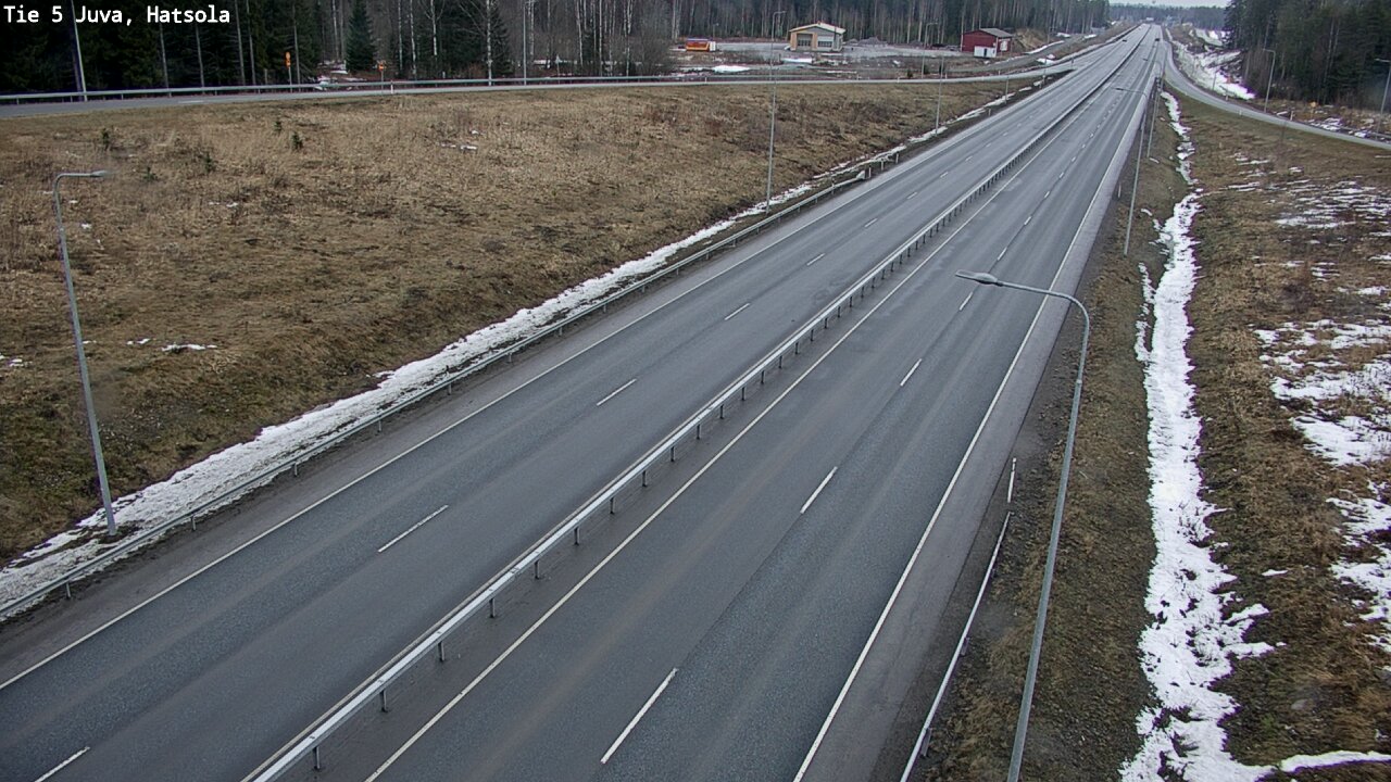 Weather Camera Image Road 5 Juva, Hatsola, Juva, Etelä-Savo
