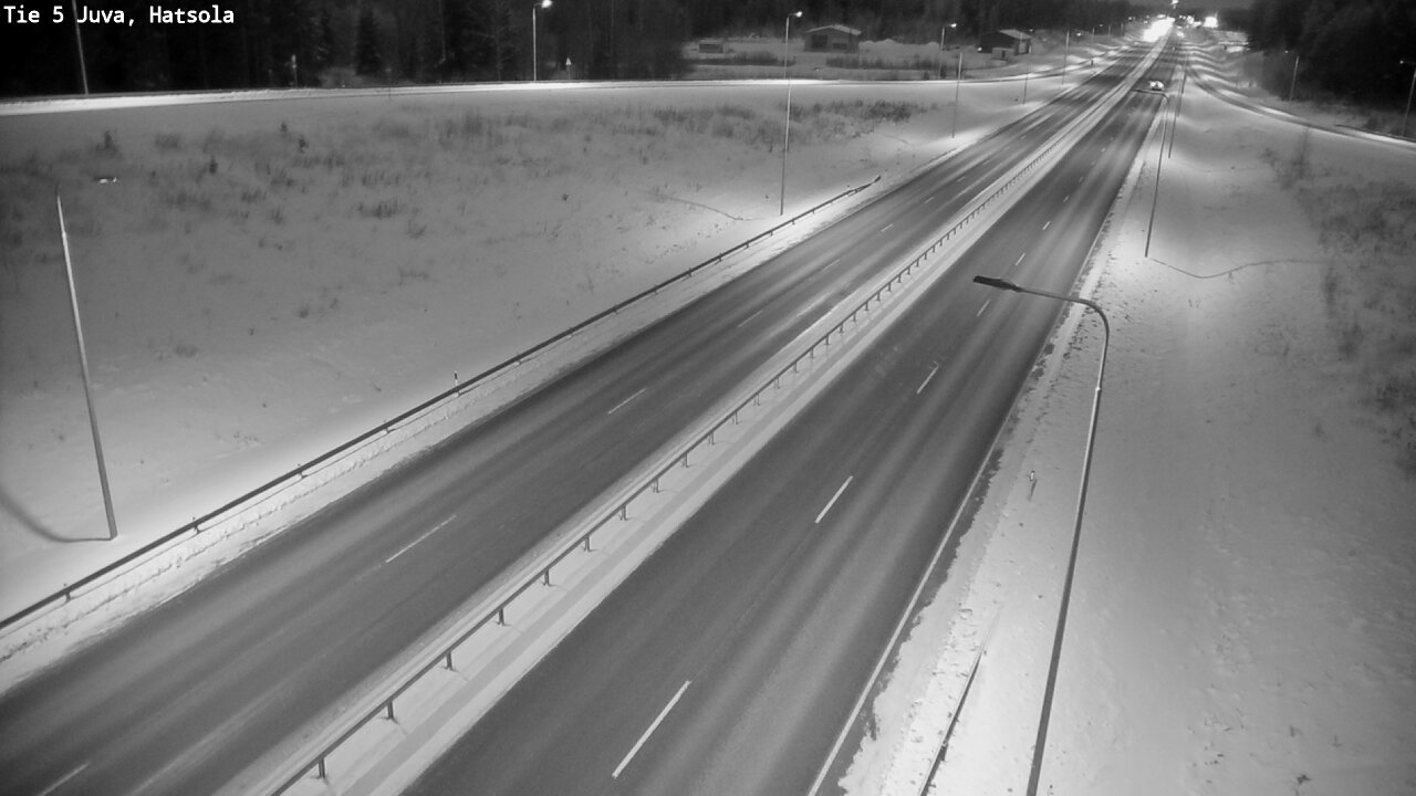 Weather Camera Image Väg 5 Juva, Hatsola, Juva, Etelä-Savo