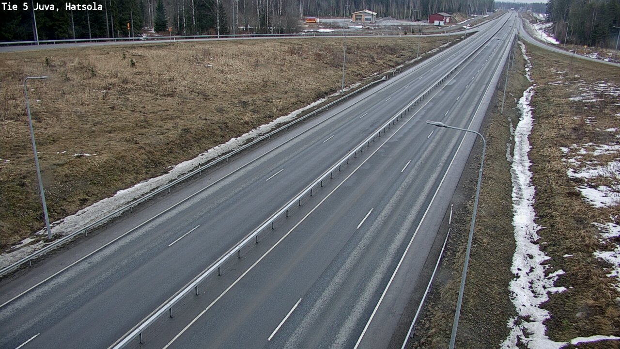 Weather Camera Image Road 5 Juva, Hatsola, Juva, Etelä-Savo