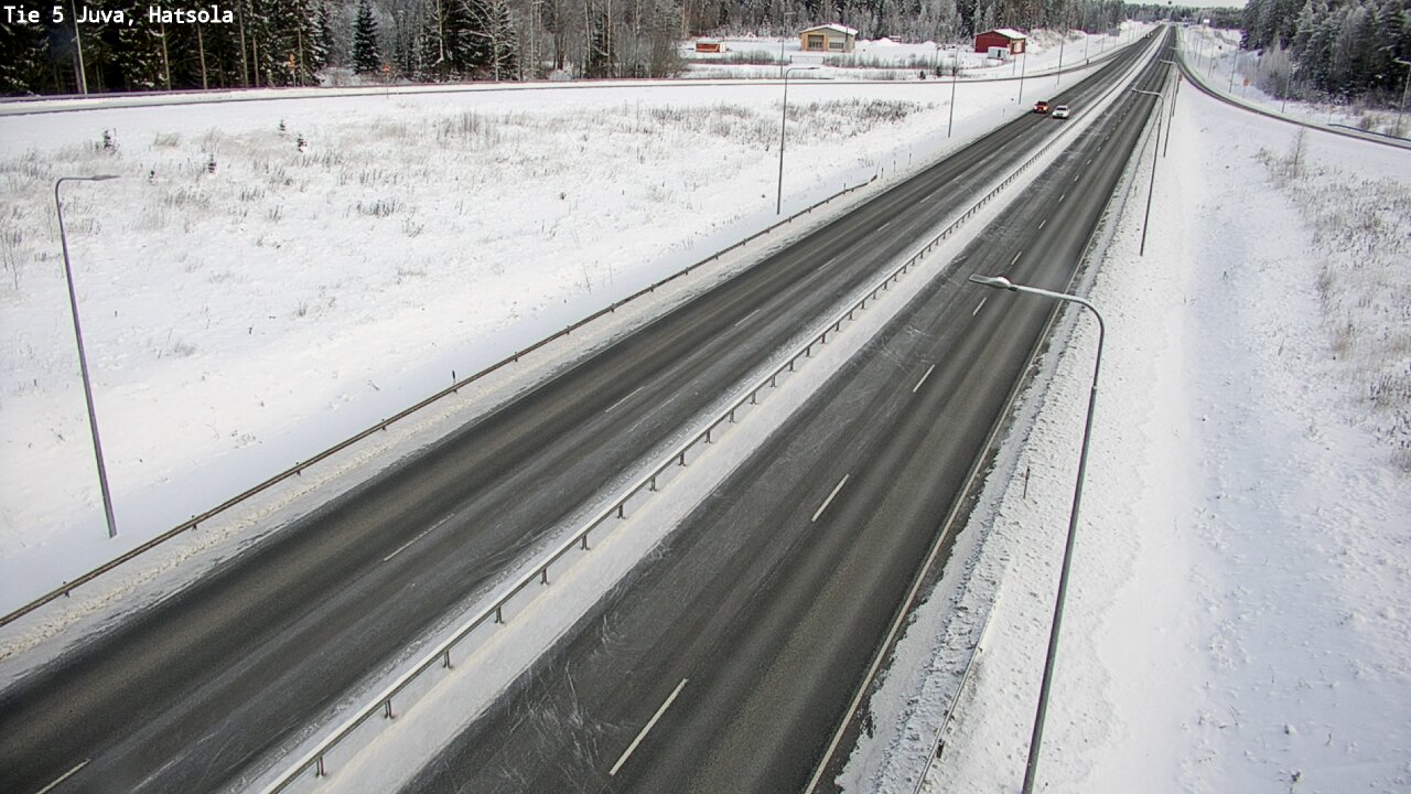 Weather Camera Image Road 5 Juva, Hatsola, Juva, Etelä-Savo